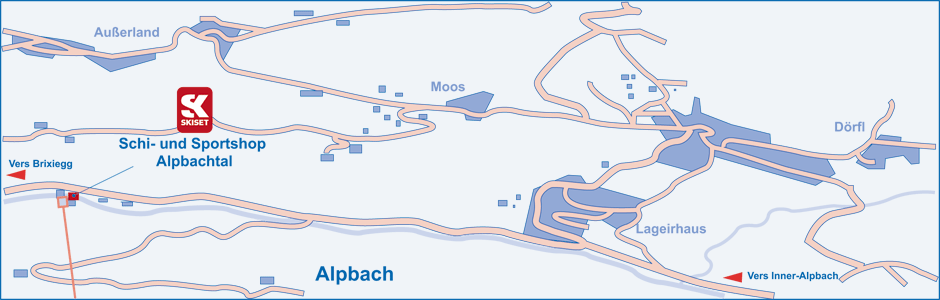 Location de matériel de ski à Alpbach