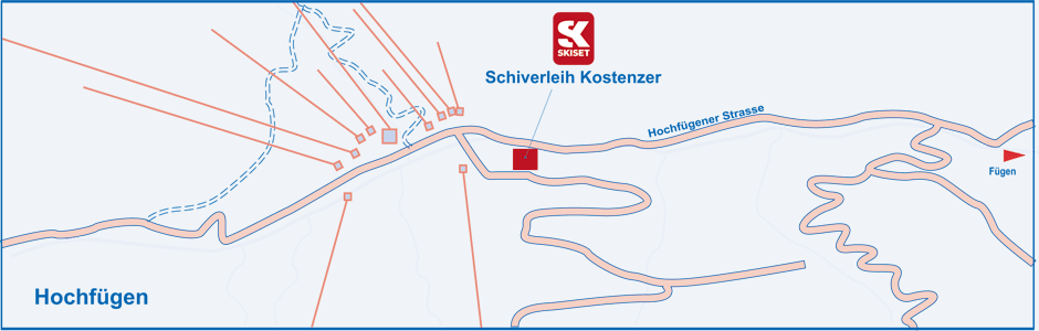 Location de matériel de ski à Hochfügen