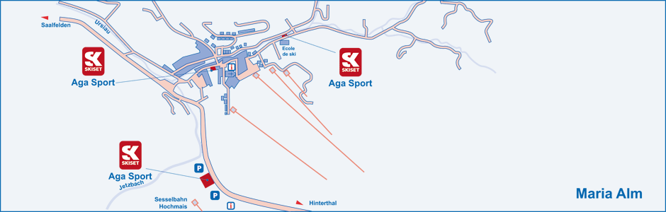 Location de matériel de ski à Maria Alm