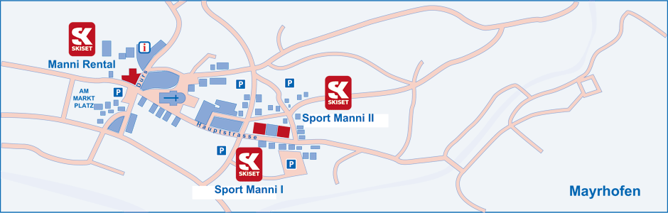 Location de matériel de ski à Mayrhofen im Zillertal