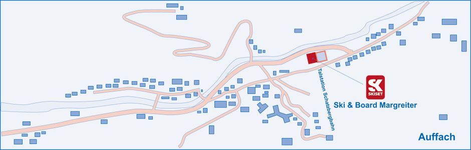 Ski equipment to Auffach