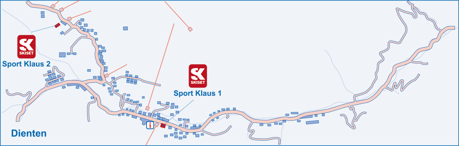 Verhuur van ski materiaal in Dienten