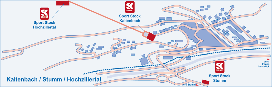 Alquiler de material de esquí en Hochzillertal