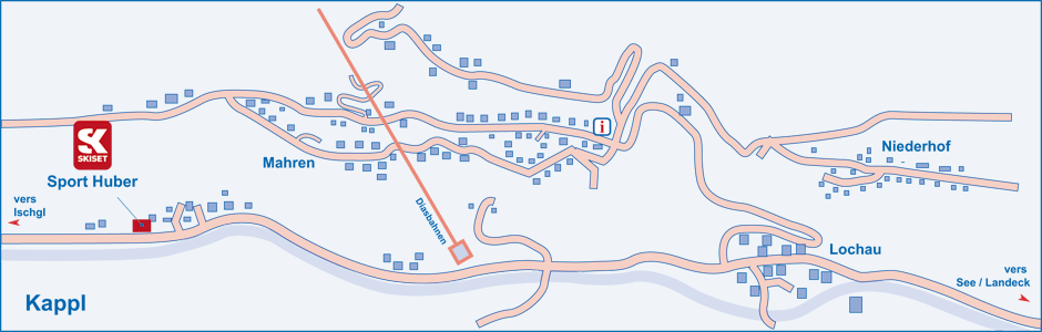 Verhuur van ski materiaal in Kappl