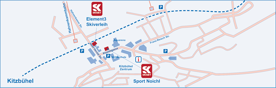 Location de matériel de ski à Kitzbühel