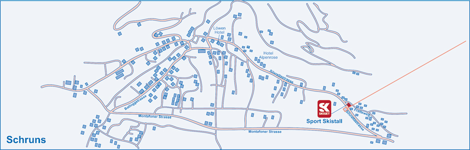 Location de matériel de ski à Schruns-Tschagguns