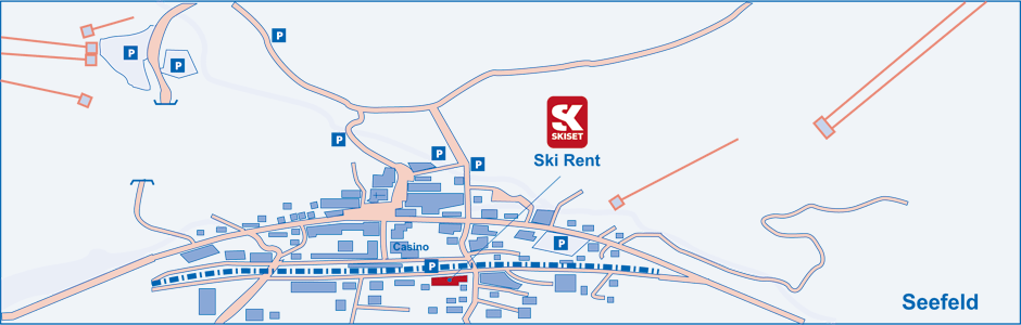 Location de matériel de ski à Seefeld