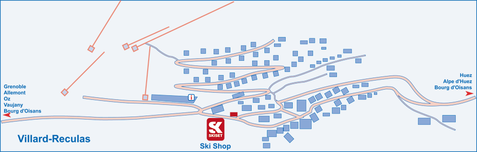 Skiverleih online in Villard Reculas