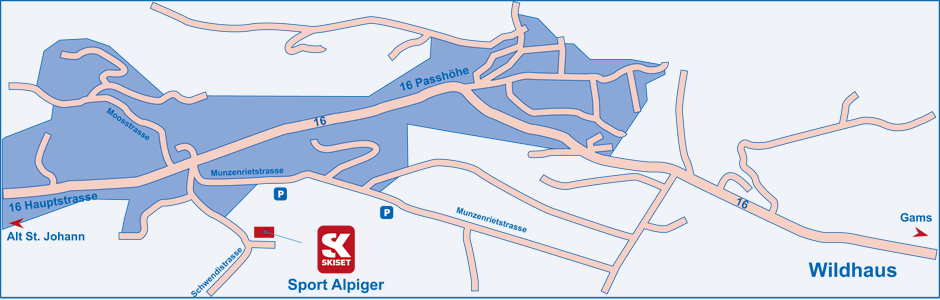 Location de matériel de ski à Wildhaus