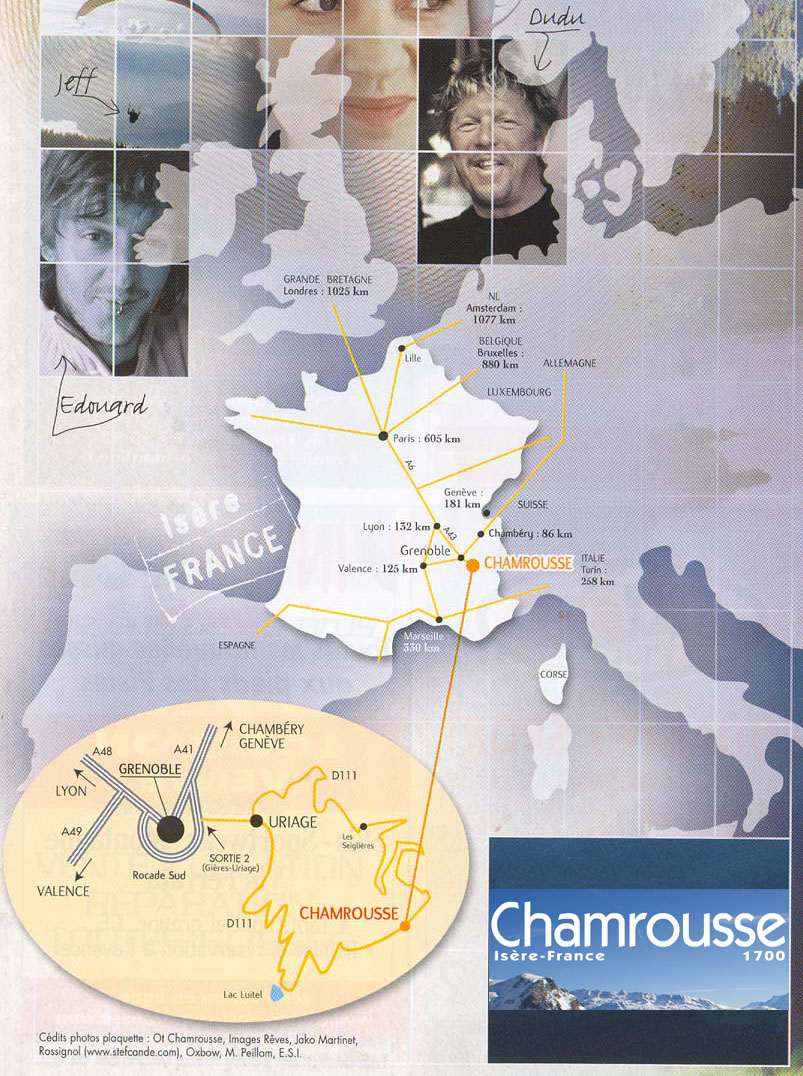 Plan d'accès Chamrousse 