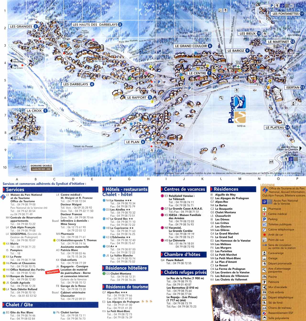 Plan d'accès Pralognan-la-Vanoise 
